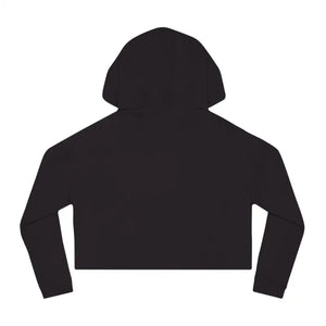 Black cropped hoodie with long sleeves from Flower Child Pastel Floral Print collection