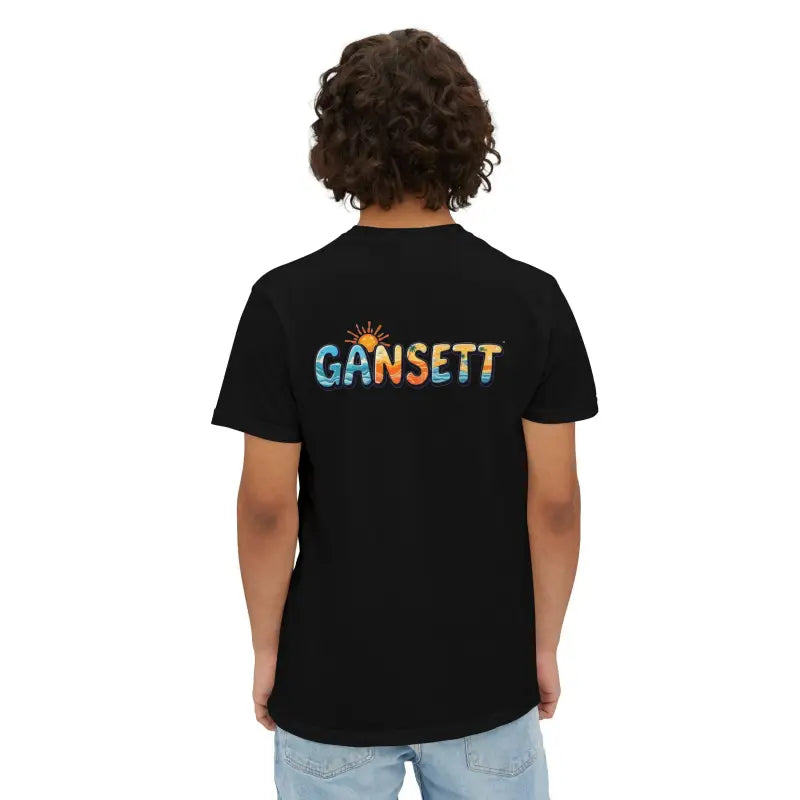 Gansett Beach Vibes Pocket T Shirt for Summer Fun Wear - Ocean State Styles