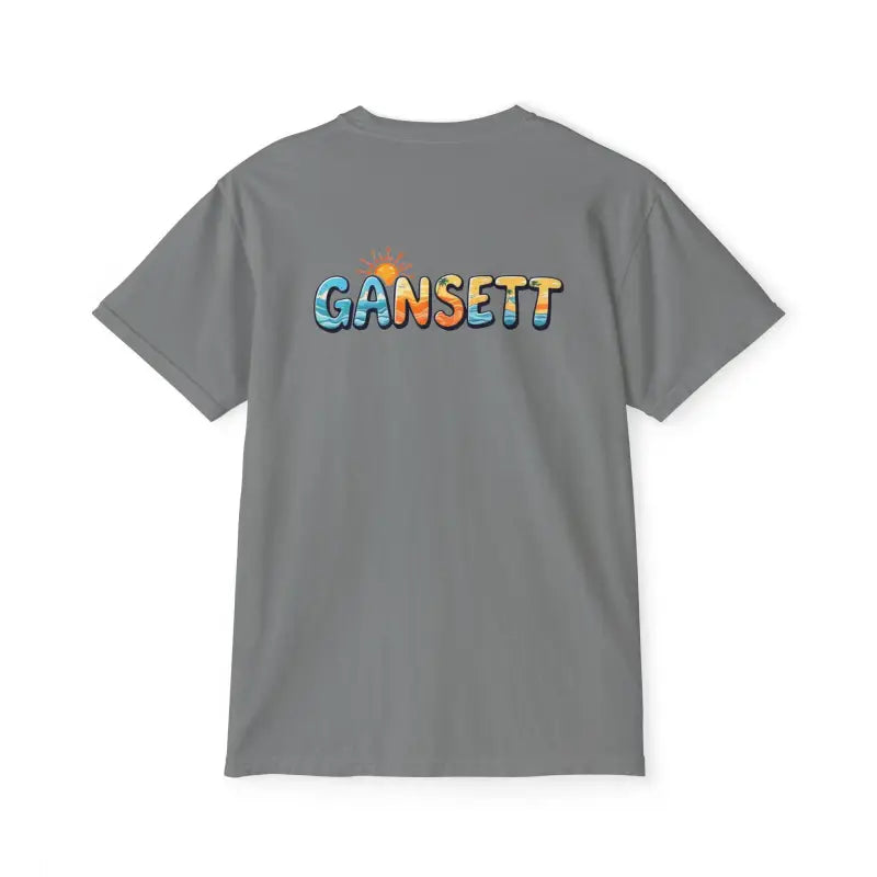 Gansett Beach Vibes Pocket T Shirt for Summer Fun Wear - Ocean State Styles