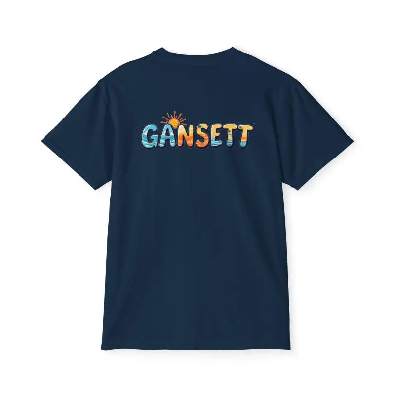 Gansett Beach Vibes Pocket T Shirt for Summer Fun Wear - Ocean State Styles