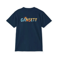 Gansett Beach Vibes Pocket T Shirt for Summer Fun Wear - Ocean State Styles