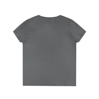 Gray short-sleeved Geometric Lobster V Neck T Shirt for stylish casual wear