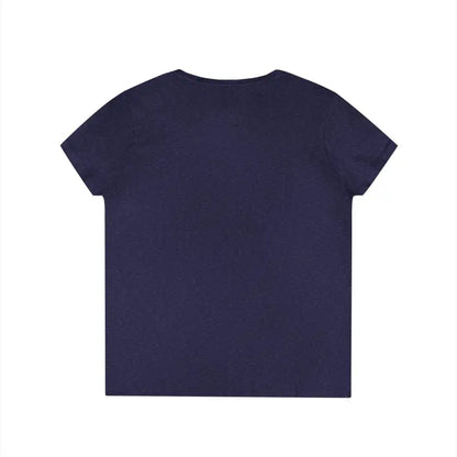 Navy blue Geometric Lobster V Neck T Shirt showcasing modern design and style