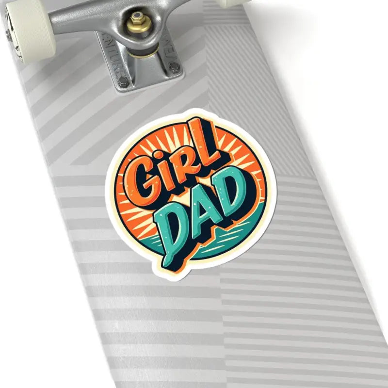 Girl Dad Retro Style Sticker for Home Decor and Thoughtful Gifts