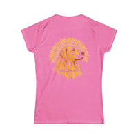 Golden Days Dog Tee for Women Golden Retriever Lovers T Shirt - Ocean State Styles