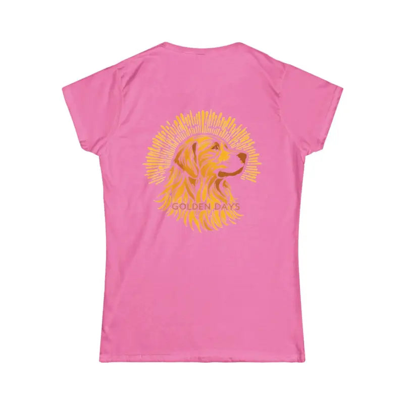 Golden Days Dog Tee for Women Golden Retriever Lovers T Shirt - Ocean State Styles