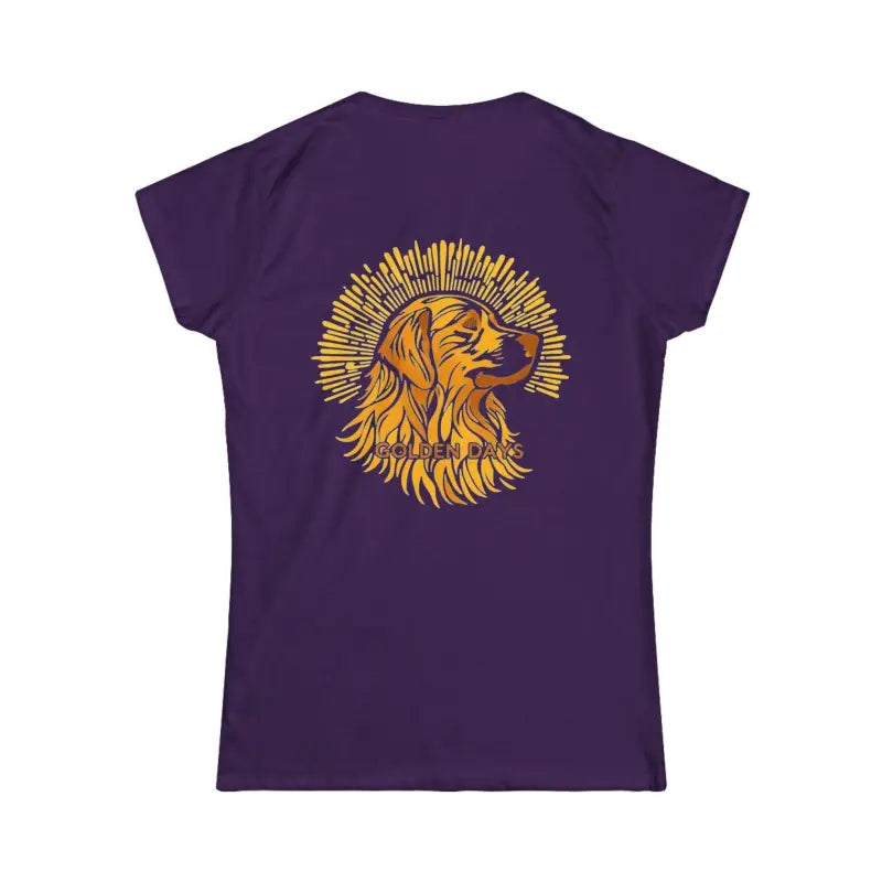 Golden Days Dog Tee for Women Golden Retriever Lovers T Shirt - Ocean State Styles