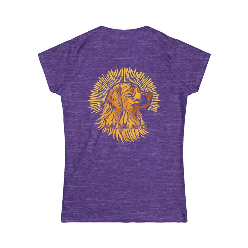 Golden Days Dog Tee for Women Golden Retriever Lovers T Shirt - Ocean State Styles