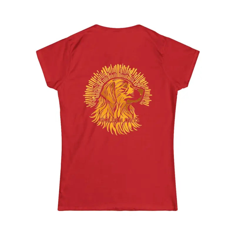 Golden Days Dog Tee for Women Golden Retriever Lovers T Shirt - Ocean State Styles