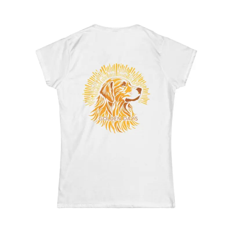 Golden Days Dog Tee for Women Golden Retriever Lovers T Shirt - Ocean State Styles