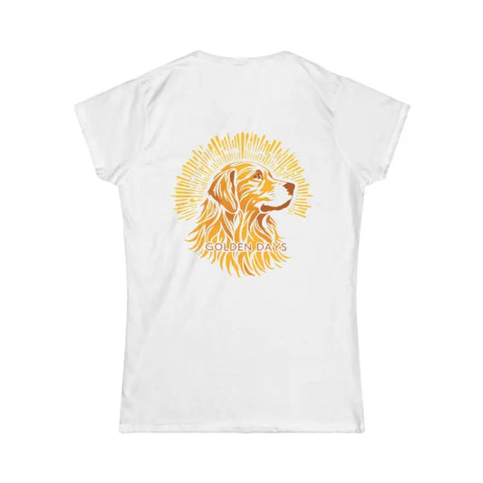 Golden Days Dog Tee for Women Golden Retriever Lovers T Shirt - Ocean State Styles