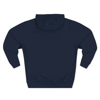 Navy blue hooded sweatshirt featuring a Golden Retriever dog graphic design