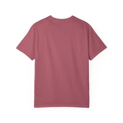 Mauve short-sleeved t-shirt featuring Golden Retriever design for dog lovers