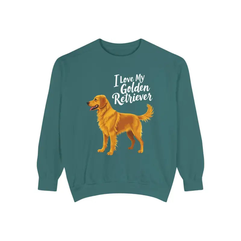 Golden Retriever Graphic Sweatshirt for Dog Lovers Cozy Wear - Ocean State Styles