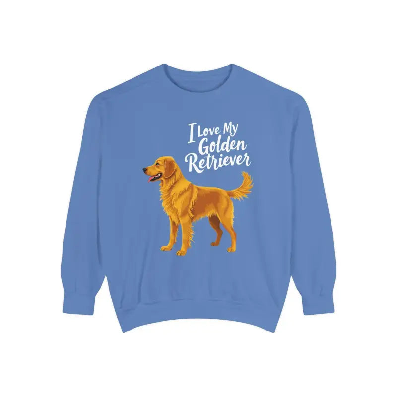 Golden Retriever Graphic Sweatshirt for Dog Lovers Cozy Wear - Ocean State Styles