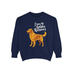 Golden Retriever Graphic Sweatshirt for Dog Lovers Cozy Wear - Ocean State Styles