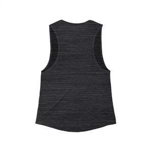 Gray Beach Vibes Tank Top with Block Island Design - Ocean State Styles