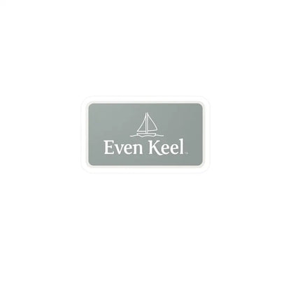 Gray Even Keel Sailboat Sign featuring an elegant gray sign design