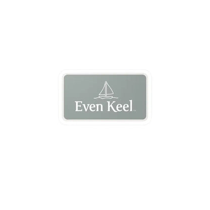 Gray Even Keel Sailboat Sign featuring an elegant gray sign design