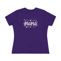 Gray Mama Heart Women's T Shirt for Proud Moms - Ocean State Styles