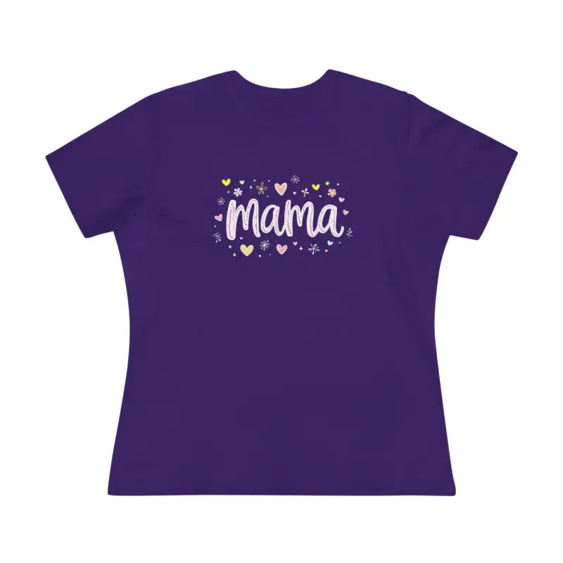 Gray Mama Heart Women's T Shirt for Proud Moms - Ocean State Styles
