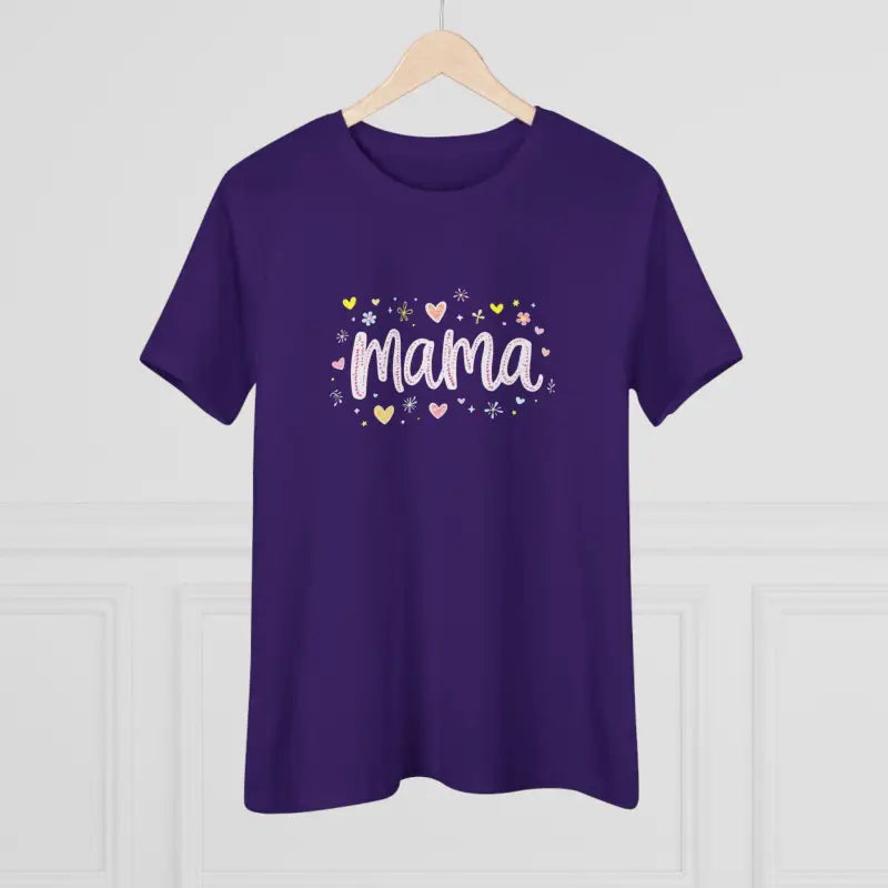 Gray Mama Heart Women's T Shirt for Proud Moms - Ocean State Styles