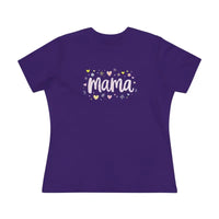 Gray Mama Heart Women's T Shirt for Proud Moms - Ocean State Styles