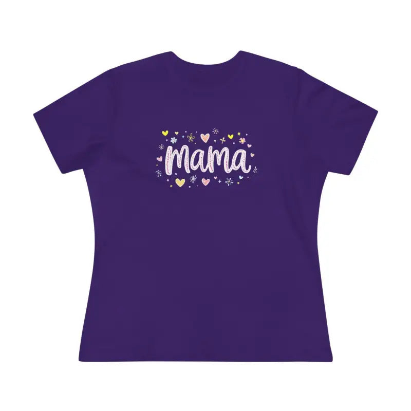 Gray Mama Heart Women's T Shirt for Proud Moms - Ocean State Styles