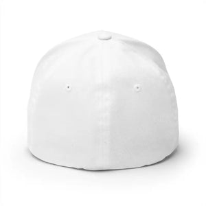 Gray White and Khaki Closed Back Structured Baseball Caps with Embroidery - Ocean State Styles