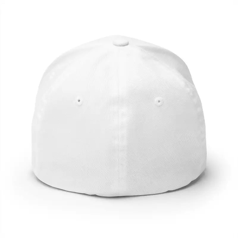 Gray White and Khaki Closed Back Structured Baseball Caps with Embroidery - Ocean State Styles