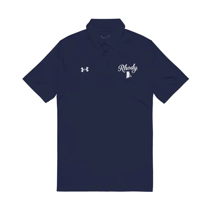 Green Gray and Black Polo Shirts with Rhody and Rhode Island Motif - Ocean State Styles