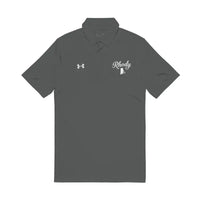 Green Gray and Black Polo Shirts with Rhody and Rhode Island Motif - Ocean State Styles