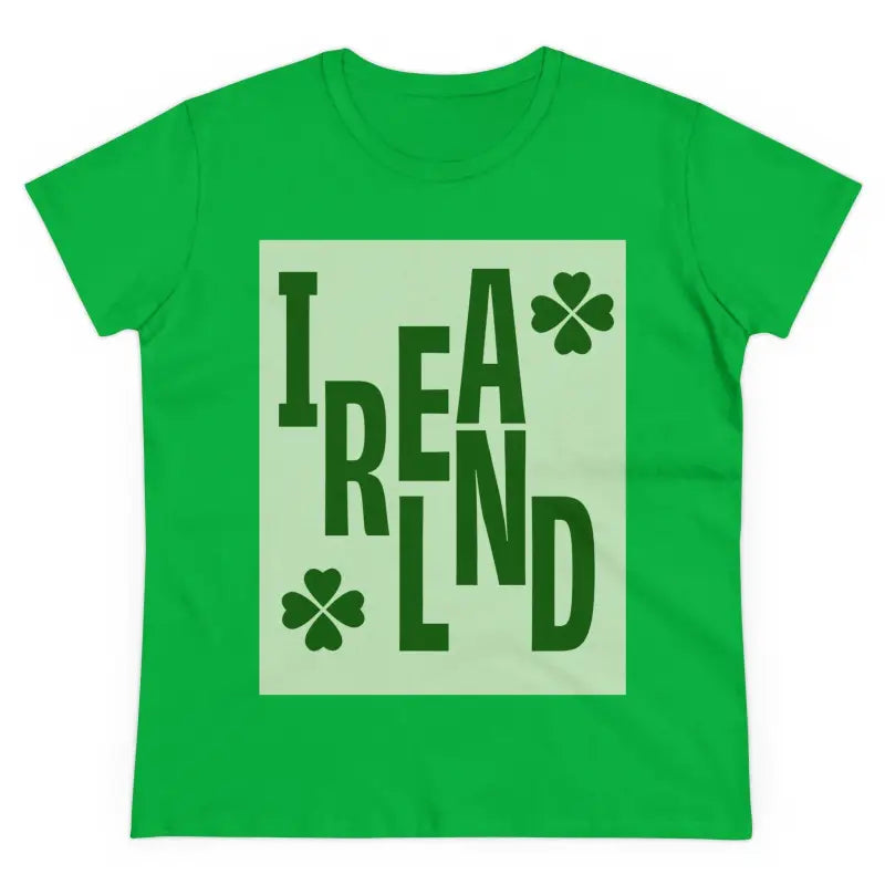 Green Irish Shamrock Women's T-Shirt for St Patrick's Day Celebration - Ocean State Styles