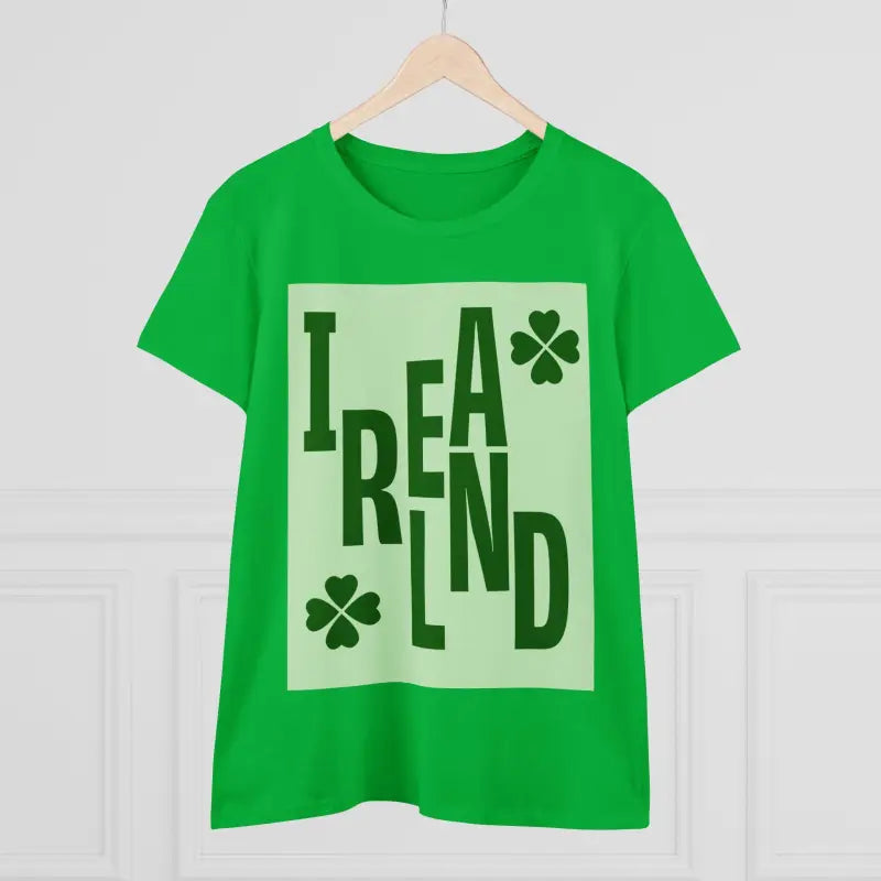 Green Irish Shamrock Women's T-Shirt for St Patrick's Day Celebration - Ocean State Styles