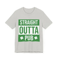 Green Straight Outta Pub Unisex T Shirt for Fun Days - Ocean State Styles
