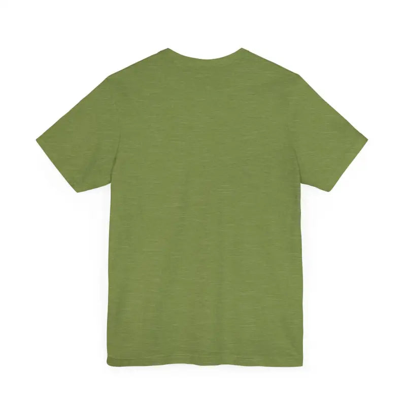 Heather Green Celtic Shamrock T Shirt in olive green color displayed for purchase