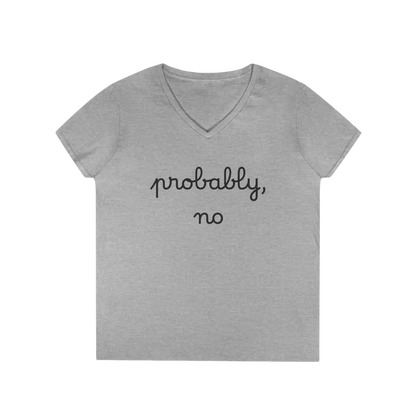 Gray v-neck t-shirt from Heliconia V Neck T Shirt collection in Red, Pink, and Gray