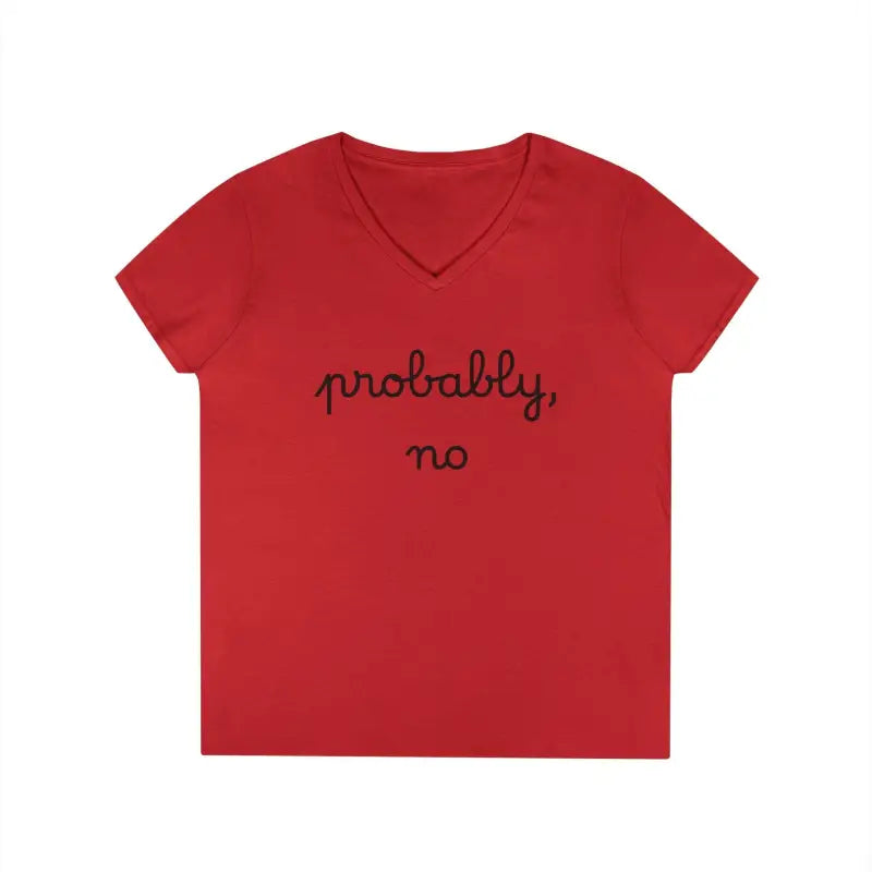 Heliconia V Neck T Shirt for Women in Red Pink and Gray - Ocean State Styles
