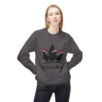 Holiday Fleece Sweater With Hens Design For Cozy Comfort - Ocean State Styles