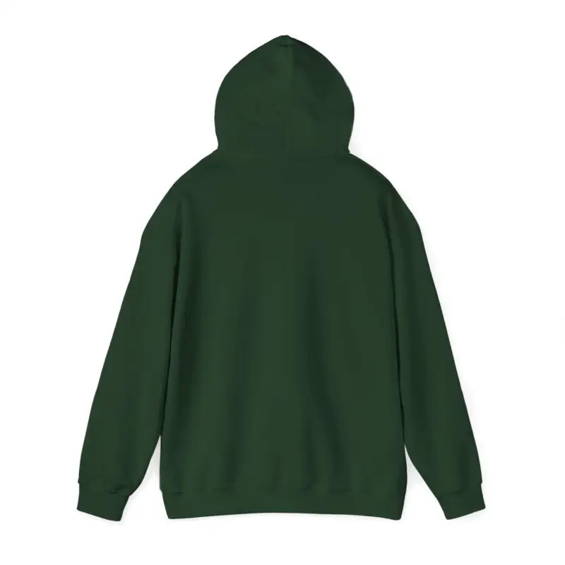 Dark green Homeowners Unisex Hooded Sweatshirt displayed on a white background