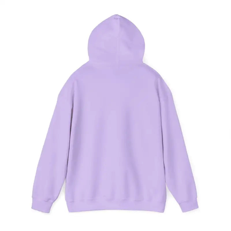 Lavender hooded sweatshirt featuring Howling Moon Wolf design for stylish comfort