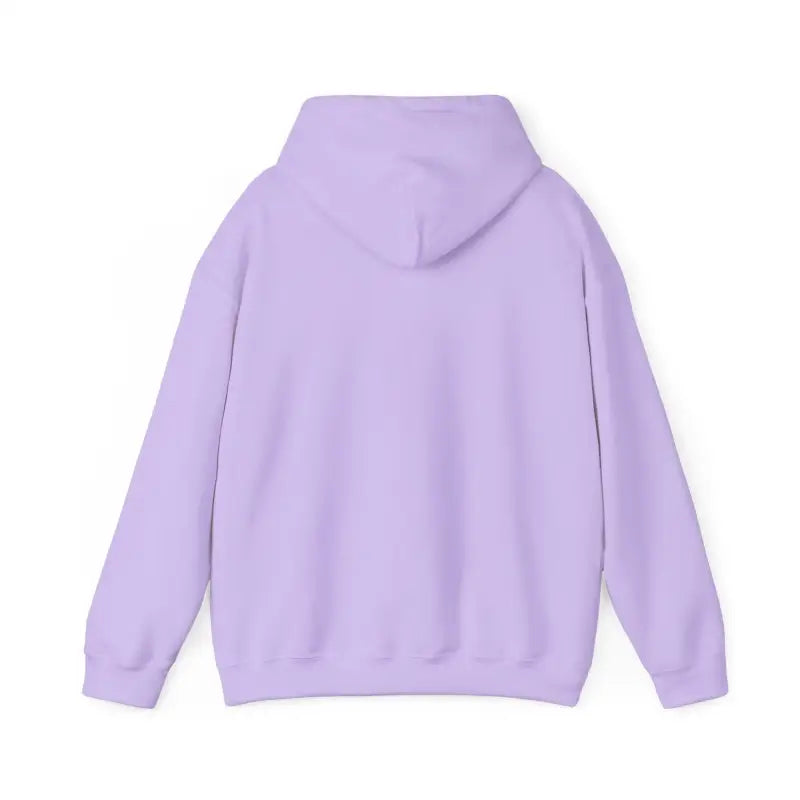 Lavender hooded sweatshirt featuring Howling Moon Wolf design for warmth and style
