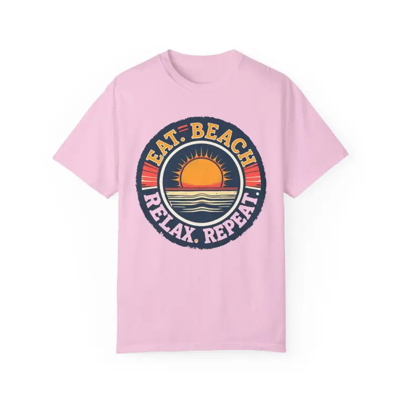 Island Reef Unisex Garment Dyed Eat Beach Relax Repeat Tee - Ocean State Styles