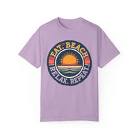 Island Reef Unisex Garment Dyed Eat Beach Relax Repeat Tee - Ocean State Styles