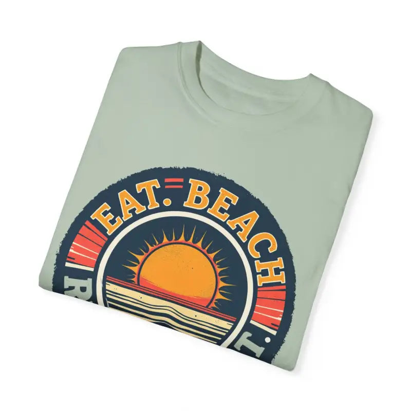 Island Reef Unisex Garment Dyed Eat Beach Relax Repeat Tee - Ocean State Styles