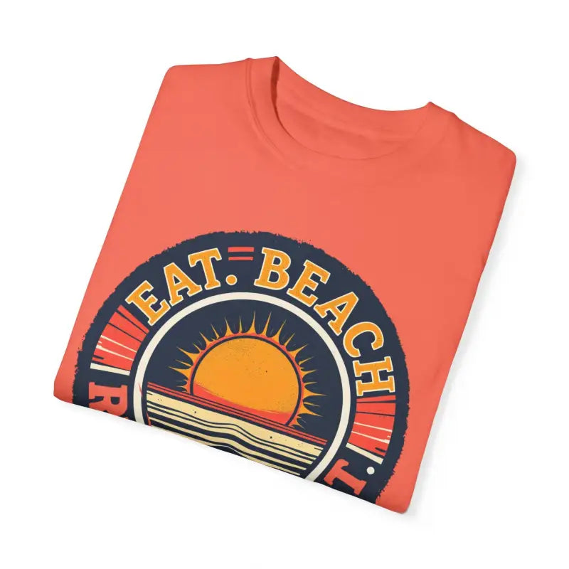 Island Reef Unisex Garment Dyed Eat Beach Relax Repeat Tee - Ocean State Styles