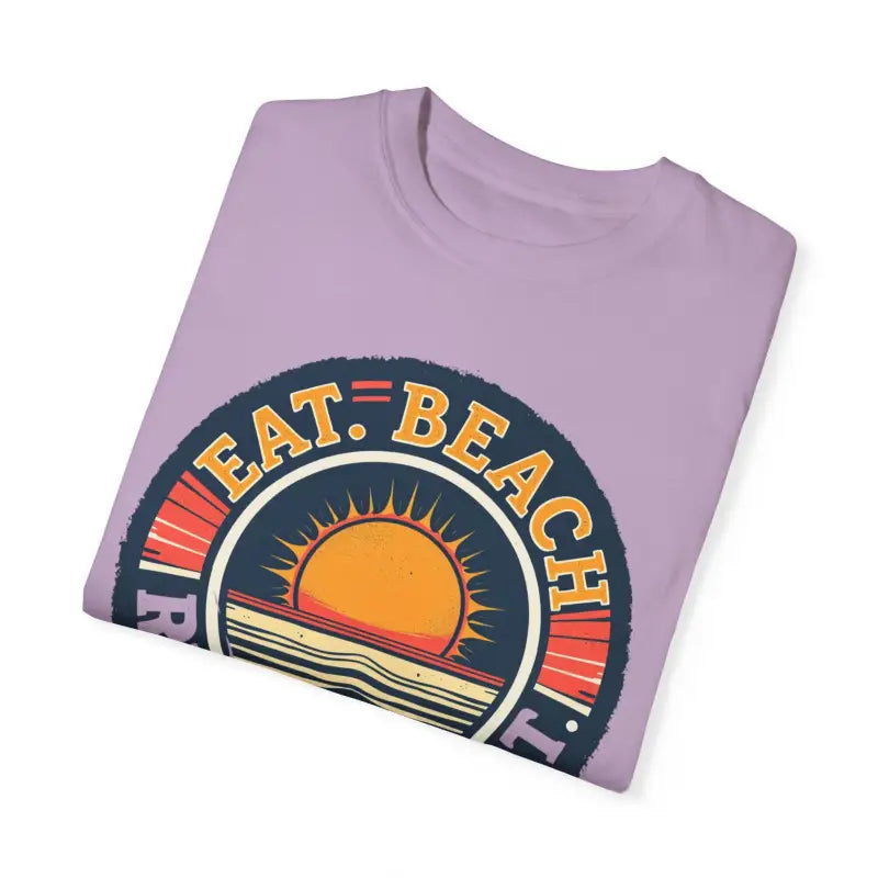 Island Reef Unisex Garment Dyed Eat Beach Relax Repeat Tee - Ocean State Styles