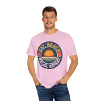 Island Reef Unisex Garment Dyed Eat Beach Relax Repeat Tee - Ocean State Styles