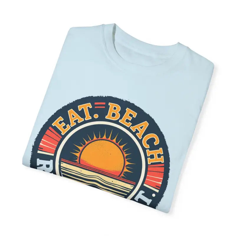 Island Reef Unisex Garment Dyed Eat Beach Relax Repeat Tee - Ocean State Styles