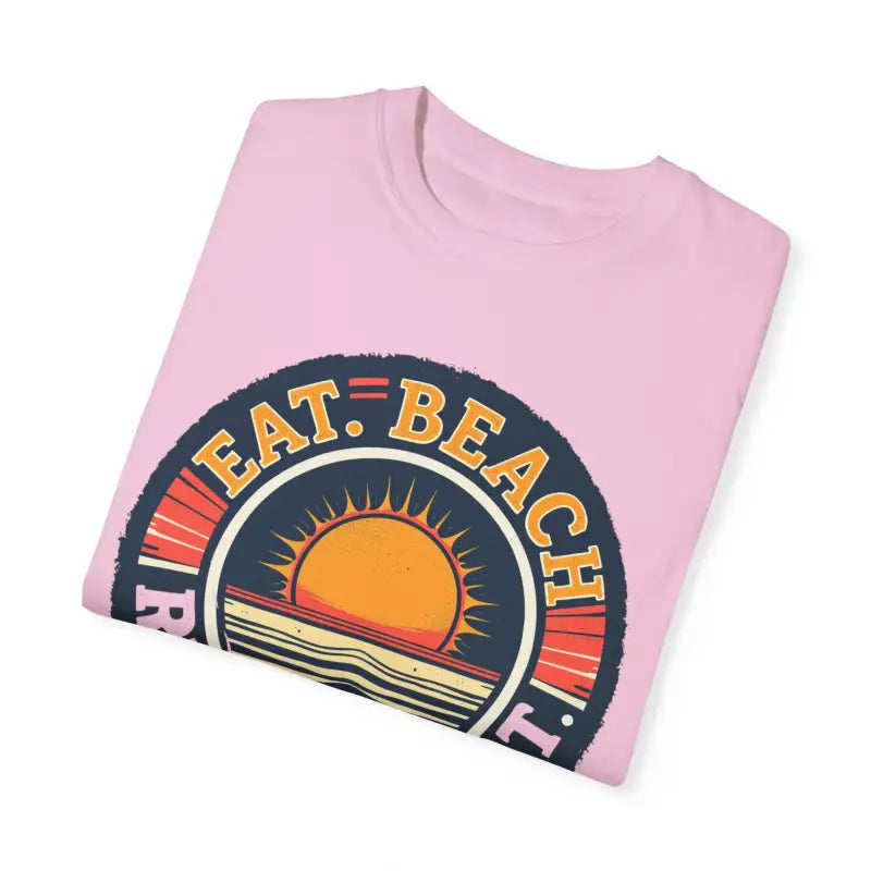Island Reef Unisex Garment Dyed Eat Beach Relax Repeat Tee - Ocean State Styles
